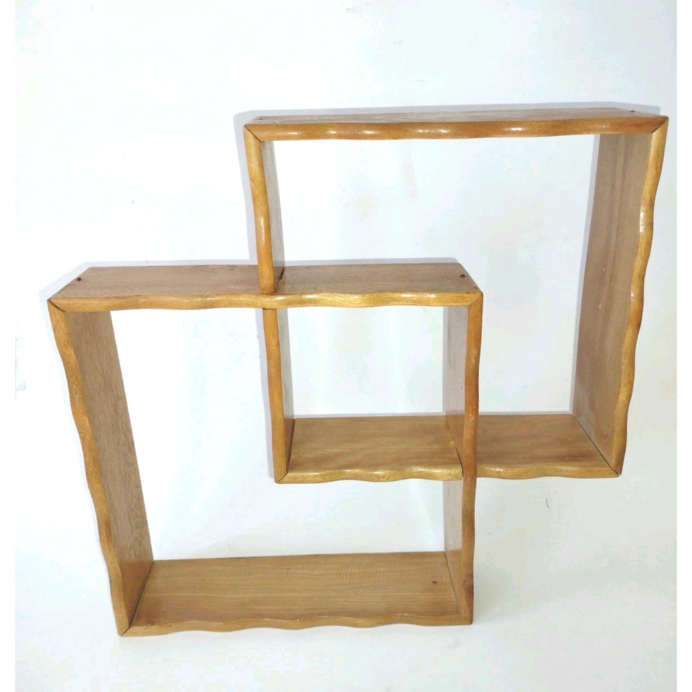 Vintage Mid Century Wall Decor Americana Western Wooden display